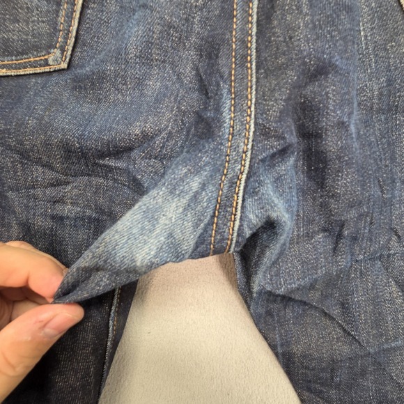 Levis Made & Crafted Tack Slim Jeans Mens Dark Wash Blue Slim Tapered Fits 32x32 - Picture 13 of 16